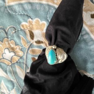 Turquoise and Sterling Silver Ring